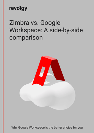 Preview page Zimbra vs. Workspace comparison