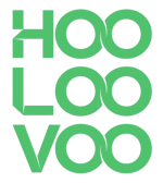 A green logo of Hooloovoo for Revolgy web