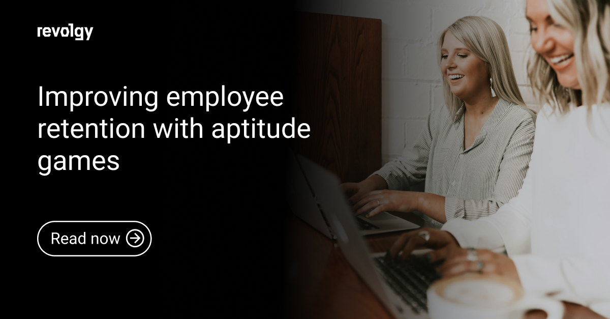 Improving employee retention with aptitude games